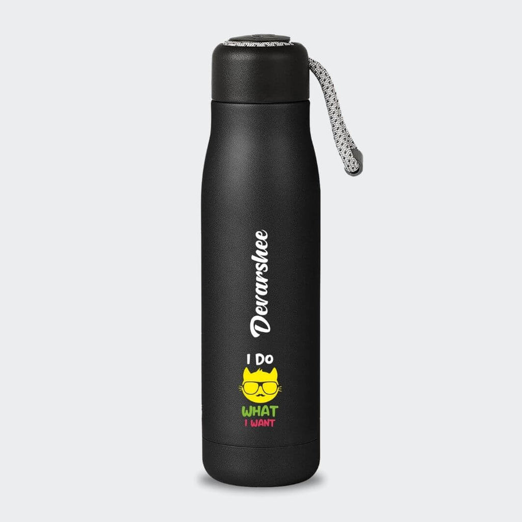Personalized Fashion, Sports, and Gym Water Bottle - I Do What I Want