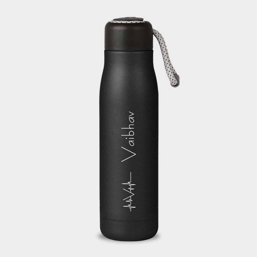 Personalized Fashion, Sports, and Gym Water Bottle - Heart Beat