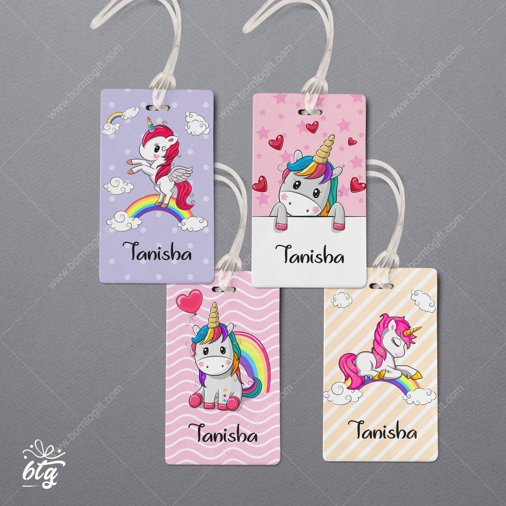 Personalised Luggage Tags Rectangle  - 05 (Set of 4)