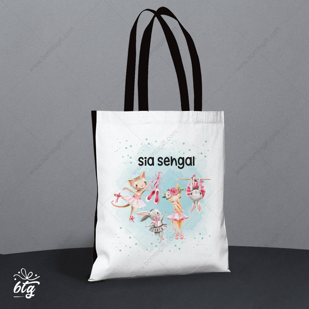 Personalised Tote Bags - Can't Stop Dancing