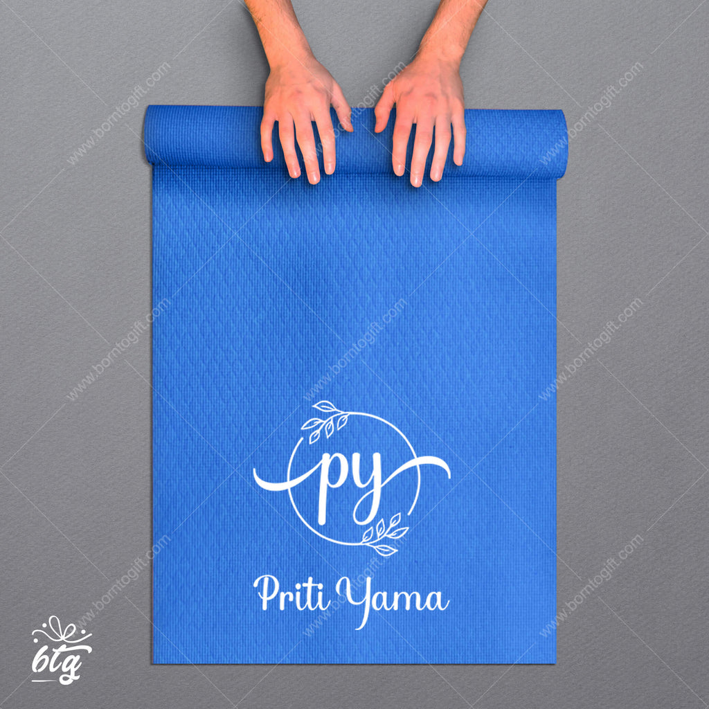 Personalised Yoga Mat - With Initials